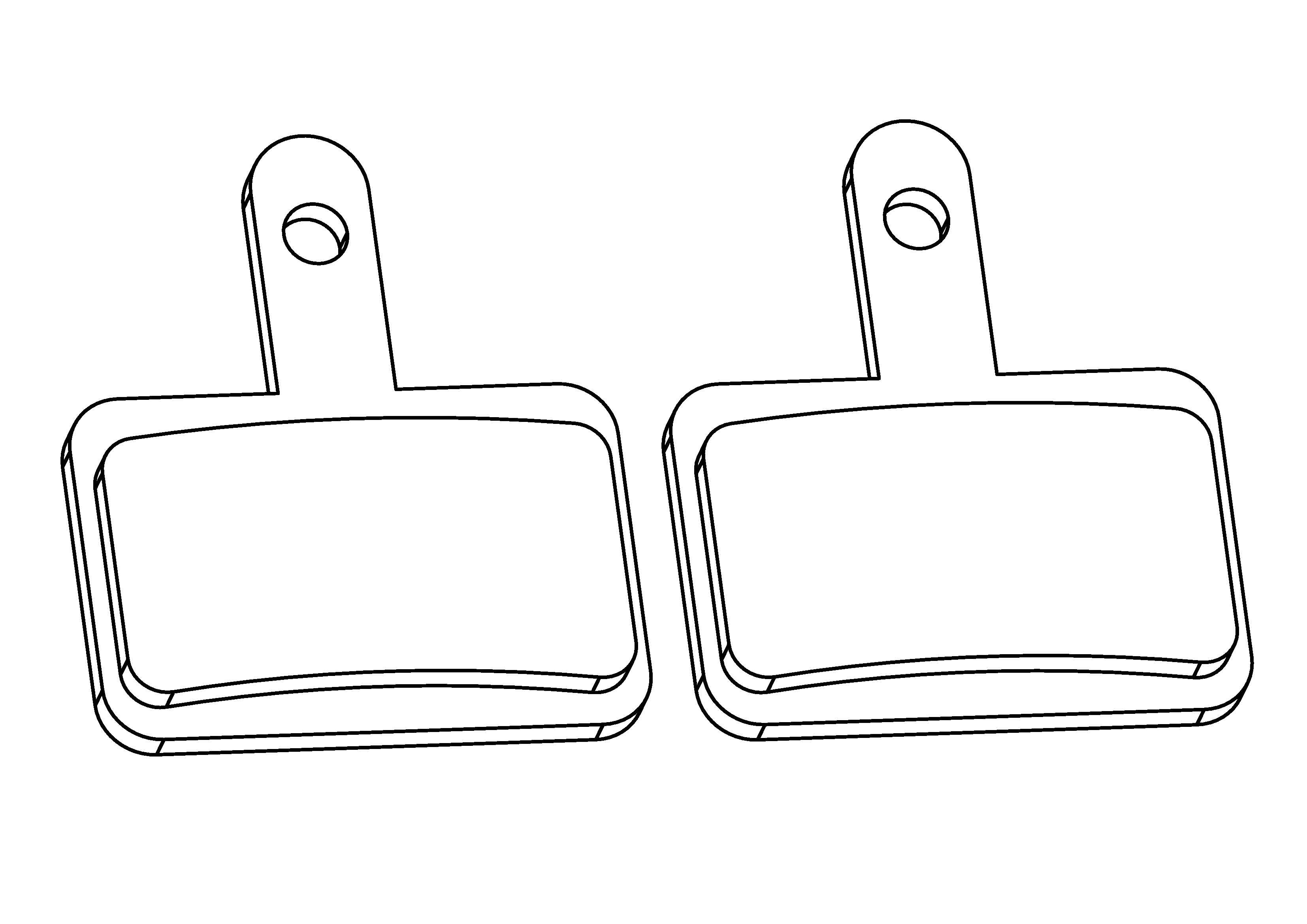 Premium Electric ATV Scooter Brake Pads